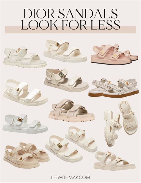 dupe dior sandals